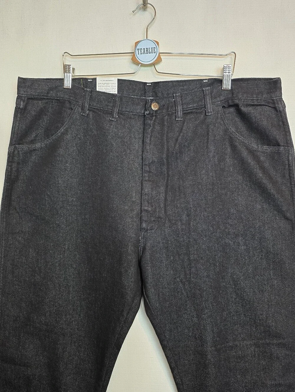 Wrangler Hero Men's Stretch Black Jeans 44 Regular Fit Straight Leg NWT
